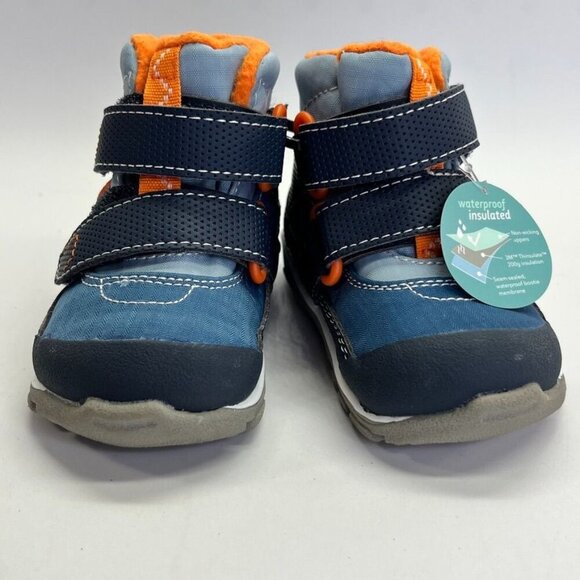 See Kai Run Atlas II Waterproof Insulated Boot Sz 4 Boy's  Hook & Loop Closure - Picture 2 of 11